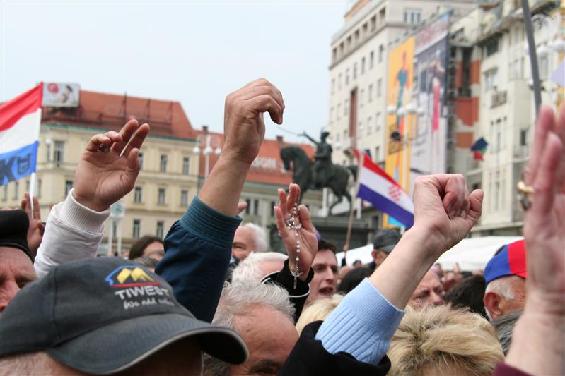 ABH i Hrast: skup u Zagrebu 16. 4. 2011.