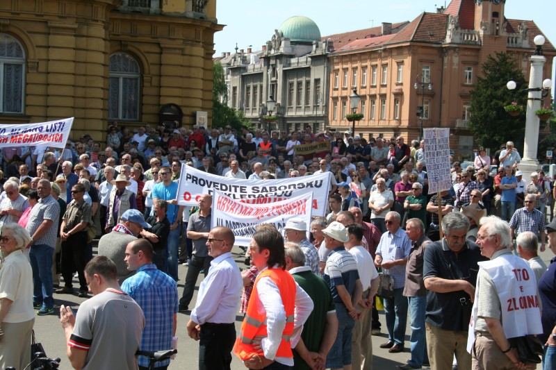 Krug za trg prosvjed