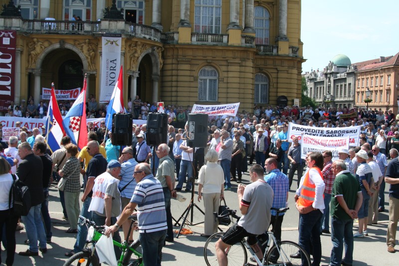 Krug za trg prosvjed