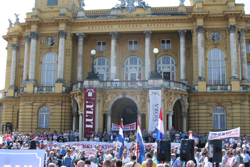 Krug za trg prosvjed