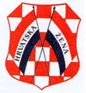 Hrvatska zena grb