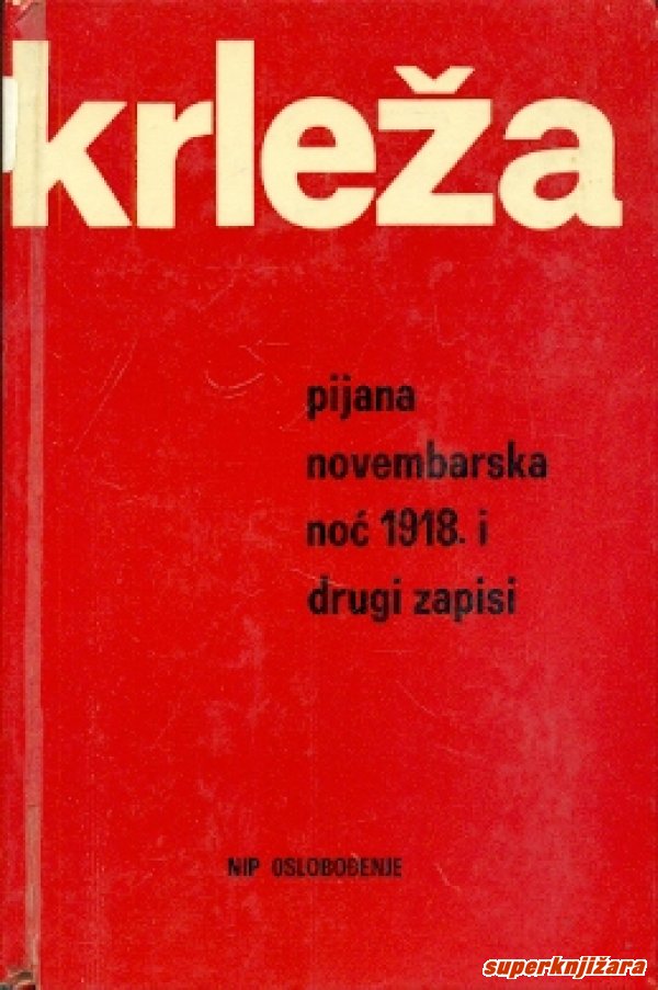 Plakat Pijana noc Krleza