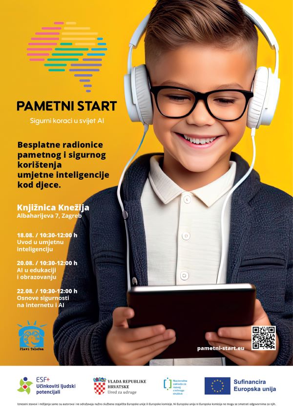 Pametni Start plakat Knjiznica Knezija web