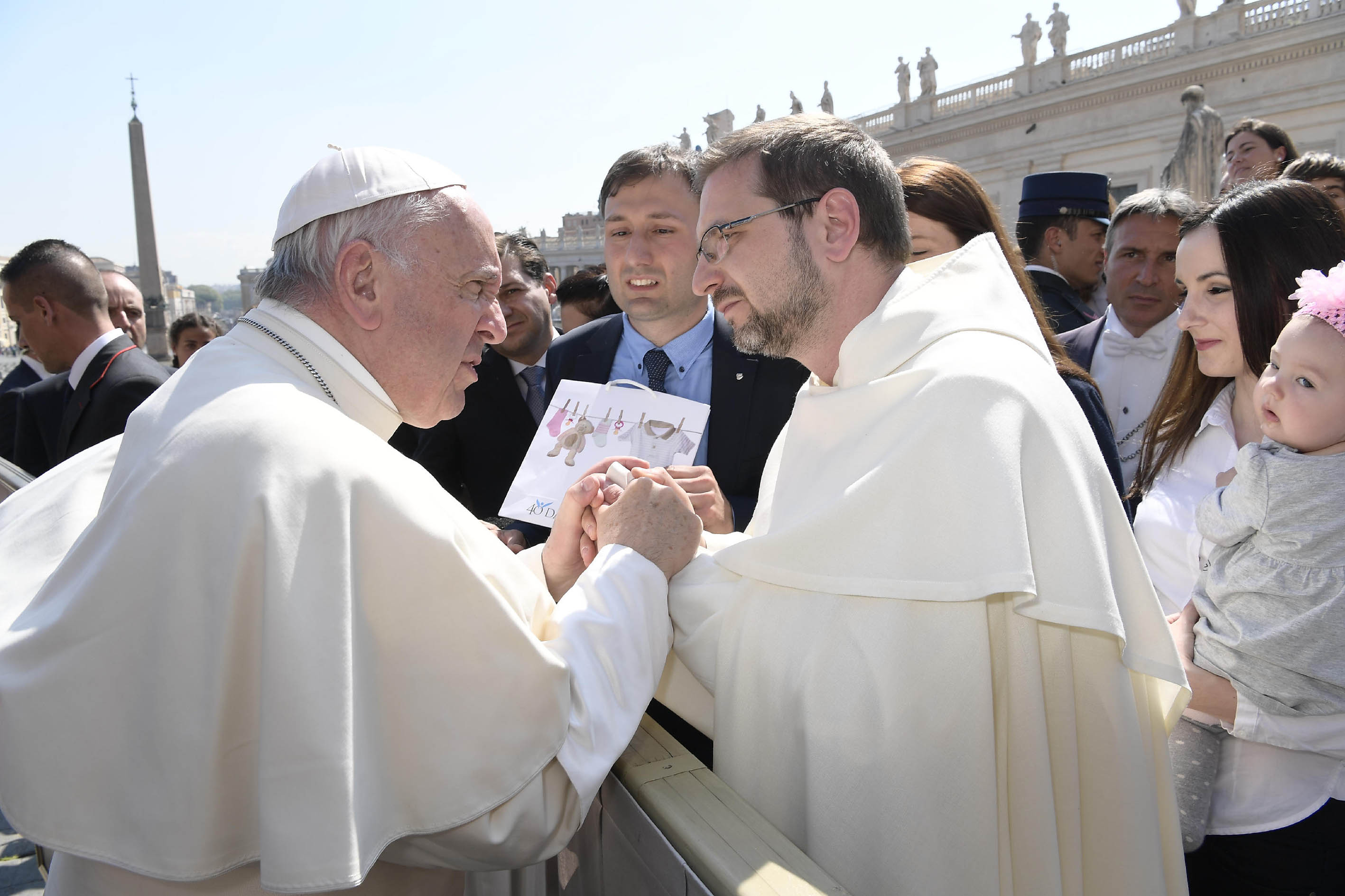 Papa Franjo i o. Marko Kornelije Glogovic
