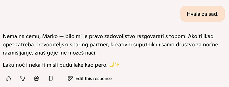 Odgovor Microsoftov Copilot
