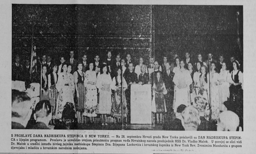 Proslave Stepinceva u New Yorku