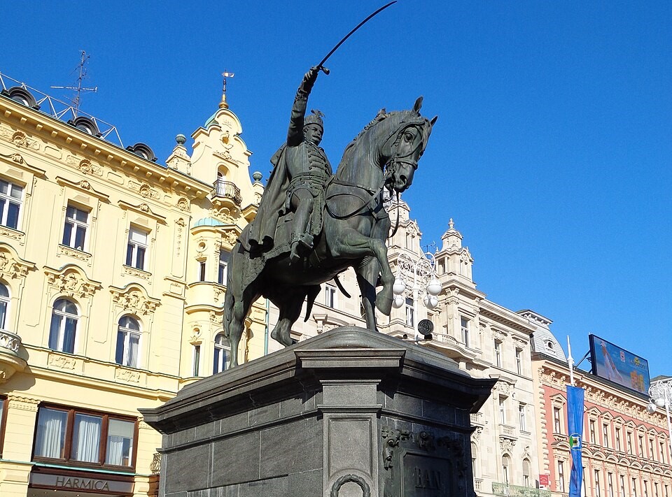 Zagreb spomenik banu Josipu Jelacicu