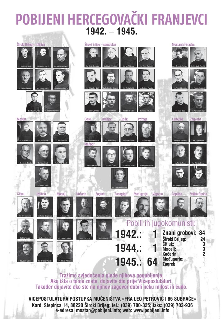 plakat hercegovacki franjevci