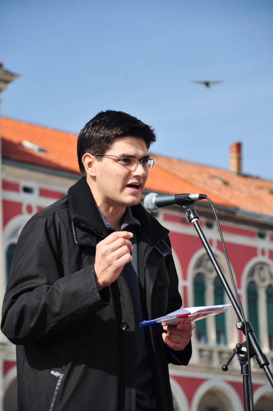 Prosvjed u Splitu