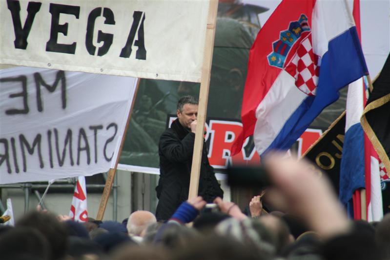 Braniteljski prosvjed u Zagrebu 26. veljače 2011.